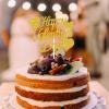 12pcs Gold Glitter Happy Valentine's Day Cake Toppers Food Picks Cake Decorations for Valentine's Day Party Suppliers view 4