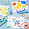 Shuttle Art Washable Dot Markers 36 Colors with Free Activity Book, Fun Art Supplies for Kids Toddlers and Preschoolers, Non Toxic Water-Based Paint Daubers, Dot Art Markers view 4