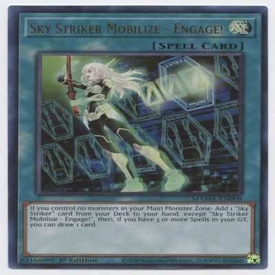 Sky Striker Mobilize - Engage! - MAMA-EN009 - Ultra Rare - 1st Edition
