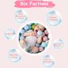 Hovenlay Ball Pit Balls Phthalate Free BPA Free Crush Proof Plastic - 7 Bright Colors in Reusable Play Toys for Kids with Storage Bag view 4