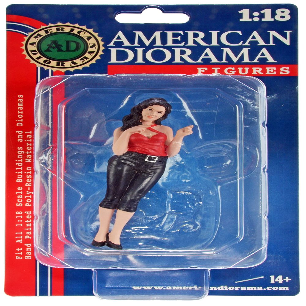 American Diorama Pin-Up Girls Peggy Figure for 1/18 Scale Models 76344