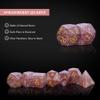 UDIXI Strawberry Quartz Gemstone Dice Set, Stone DND Dice Set for Role Playing Games (Strawberry Quartz) view 3