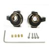 1 Pair1/24 RC Car Front Brass Steering Knuckle Car Upgrade Model Car DIY Replacement Set for Axial SCX24 view 1