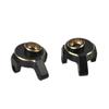 1 Pair1/24 RC Car Front Brass Steering Knuckle Car Upgrade Model Car DIY Replacement Set for Axial SCX24 view 4