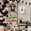 6 Pack Soccer Cake Toppers Soccer Ball Shoes Jerseys Cake Picks Sport Football Theme Birthday Party Baby Shower Cake Decorations Kids Boys Men Birthday Party Favors Supplies view 4
