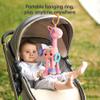 TUMAMA Baby Plush Hanging Rattle Toys, Crib Car Seat Travel Stroller Playmat Soft Plush Toy with Wind Chimes, Best Birthday Gift for Newborn 0-12 Months view 4