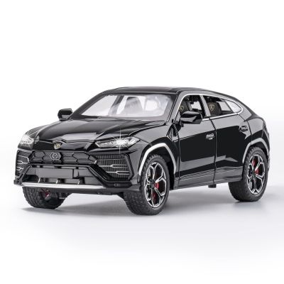 SASBSC Toy Cars for Boys 3+ Years Car Toys for 3 4 5 6 7 8 Year Old Boy Cars for Kids Ages 3-8 1:24 Diecast Metal Car with Light and Sound Christmas Birthday Gifts(Black, 1:24)