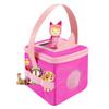 Carrying Bag for Toniebox and Tonies Figures, with Cover for Tonies Ears, Storage Case for Toniebox Characters and Accessories, Pink view 1