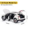 SASBSC Toy Cars for Boys Car Toys for 3 4 5 6 7 8 Year Old Boy Metal Cars for Kids Diecast Model Cars with Light and Sound Birthday Gifts (White, 1:24) view 3
