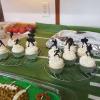 24 pcs Football Cupcake Toppers Rugby Ball Sport Super Ball Cupcake Toppers For Birthday Party view 3