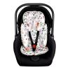 2 in 1 Infant Car Seat Insert, Car Seat Head Support Baby Girls Boys, Soft Newborn Carseat Insert Cushion, Perfect for Carseats, Strollers, Swings (Gray Animals) view 1