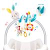 Koty Car Seat Toys, Infant Spiral Plush Toys, Baby Stroller Toys Hanging Crib Activity Toy for CarSeat Crib Bed Stroller, Rabbit Hanging Rattle Gifts for Babies 0-6 MonthsRabbit view 1