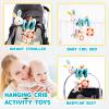 Koty Car Seat Toys, Infant Spiral Plush Toys, Baby Stroller Toys Hanging Crib Activity Toy for CarSeat Crib Bed Stroller, Rabbit Hanging Rattle Gifts for Babies 0-6 MonthsRabbit view 4