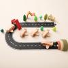 ibwaae Wooden Airplane Toys, Air Transport Vehicles Play Set, Wooden Pull Games, Learning Gift Montessori Toy for Baby Toddler Boys Girls view 3