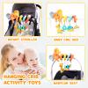 Koty Car Seat Toys, Spiral Car Seat Toy for Infant, Baby Stroller Toys Hanging Crib Activity Toy for CarSeat Crib Bed Stroller, Elephant Hanging Rattle Gifts for Babies 0-6 Months (Orange Elephant) view 4