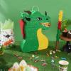 WERNNSAI Dragon Piata - Dinosaur Party Supplies Dino Piata Bundle with Blindfold and Stick for Boys Kids Dragon Theme Birthday Party Game Decorations (15.5" x 10" x 3") view 2