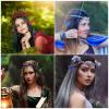 FRESHME Renaissance Accessories Fairy Elf Ears - 2 Pairs Blue Elven Vampire Fairy Ears Makeup Renaissance Cosplay Dress Up Halloween Christmas Masquerade Costume Accessories view 4