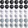 Jerify 60 Pcs Motivational Stress Balls Quote Relief Ball 1.57' Inspirational Foam Stress Ball Bulk Small Anxiety Hand Exercise Balls for Kids Teens Adults Relieve Anxiety Party(Black, White, Gray) view 1