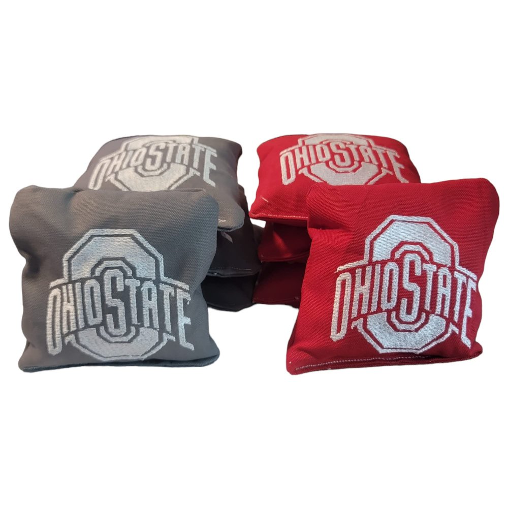 All Weather Ohio State Cornhole Bags (8 bags)