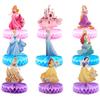 9 PCS Princess Party Honeycomb Centerpieces Decorations, Party Table Topper Decor for Girls Theme Birthday Baby Shower Christmas Party (Princess Theme) view 1