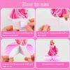 9 PCS Princess Party Honeycomb Centerpieces Decorations, Party Table Topper Decor for Girls Theme Birthday Baby Shower Christmas Party (Princess Theme) view 4