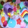 Unicorn Felt Play Mat Montessori Playscape Play Mat Set Flannel Board Kids Montessori Waldorf Small World Playscape view 4