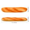 NOLITOY Artificial Bread Fake Simulation Realistic Food Cake, French Bread Loaf Baguette Dessert for Decoration Display Props Real Model(11inch) view 4