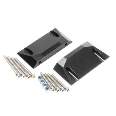 2pcs Metal Side Pedal Step Foot-Plate Pedal Running Board for 1/10 RC Crawler Car Hop-ups Parts DIY Upgrade