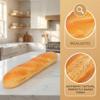 Realistic French Baguette - 13.7" Large Artificial Bread for Display, Soft Squeezable Fake Food Prop for Home Kitchen Bakery Decor, Lifelike Simulation Bread Loaf, Professional Photo Props & Window view 4