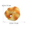 NOLITOY Artificial Bread Fake Simulation Realistic Food Model French Bread Photography Prop for Home Party Tabletop Display Decoration view 4