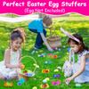 100PCS Glitter Sticky Hands Valentine Party Favors for Kids 4-8 8-12 Birthday Supplies Easter Egg Fillers Goodie Bag Stuffers Classroom Treasure Box Carnival Prizes Bulk Treat Trinkets Pinata Stuff view 4