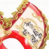 Amosfun Venetian Masks Party Half Face Mask Party Mask on Stick Handheld Masquerade Photo Prop Mardi Gras Masks view 2