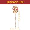 Amosfun Venetian Masks Party Half Face Mask Party Mask on Stick Handheld Masquerade Photo Prop Mardi Gras Masks view 3