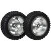 HobbyMarking Aluminum Wheels Rims Rubber Tires 12mm Hex Hub for Tamiya TT-02B HPI HSP 1/10 Scale RC Buggy Car Upgrades view 3