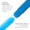 KINGART TEMPERA PAINT Sticks, Set of 60 Fun Colors, Kid Friendly, Super Quick Drying, Non-Toxic, For Paper, Canvas, Wood, Glass and more view 2