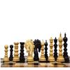 4.3" St. Petersburg Series Luxury Artisan Chess Pieces in Ebonywood - Triple Weighted Chess Pieces Set with 2 Extra Queens-TAJ CHESS STORE view 2