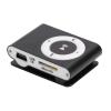 Mini Music Player, Portable Digital Music Media Player MiniMP3 BackClip Player with Earphone and USB Cable(Black) view 3