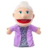 1 Pcs Family Hand Puppets 12 Inch Grandparents, Mom & Dad, Brother & Sister Plush Hand Puppet Toys Role-Play Toy Puppets for Kids Storytelling Imaginative Pretend Play Teaching Preschool(Grandmother) view 1
