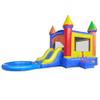 Cloud 9 Castle Inflatable Combo Bounce House with Splash Pool and Water Slide for Kids - Commercial-Grade Combo Bouncer Includes Blower view 3