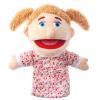1 Pcs Family Hand Puppets 13 Inch Grandparents, Mom & Dad, Brother & Sister Plush Hand Puppet Toys Role-Play Toy Puppets for Kids Storytelling Imaginative Pretend Play Teaching Preschool(Sister) view 1
