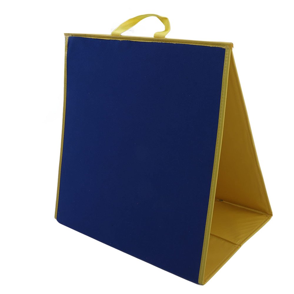 Kids Felt Flannel Board, Self Standing Educational Felt Board Foldable Felt Storytelling Board, Double Sided Teaching for Preschool Classroom and Homeschooling(Blue