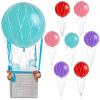 Deekin 8 Pcs Hot Air Balloons Net 36'' Hot Air Balloon Drop Net for Ceiling Release Photo Props Baby Shower Wedding Birthday Party view 1