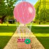Deekin 8 Pcs Hot Air Balloons Net 36'' Hot Air Balloon Drop Net for Ceiling Release Photo Props Baby Shower Wedding Birthday Party view 3