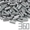 Feleph 360 Pieces 1x4 Bricks Light Gray Medium Stone Grey Classic Parts Building Creative Play Blocks Set Toy Compatible with 3010 3066 Major Brands view 1