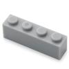 Feleph 360 Pieces 1x4 Bricks Light Gray Medium Stone Grey Classic Parts Building Creative Play Blocks Set Toy Compatible with 3010 3066 Major Brands view 2