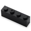 Feleph 360 Pieces 1x4 Bricks Black Classic Parts Building Creative Play Blocks Set Toy Basic Accessories Compatible with 3010 3066 Major Brands view 2