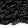 Feleph 360 Pieces 1x4 Bricks Black Classic Parts Building Creative Play Blocks Set Toy Basic Accessories Compatible with 3010 3066 Major Brands view 3