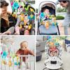 willway Car Seat Toys, Infant Spiral Plush Hanging Toys for Car Seat Stroller Crib Bassinet Mobile with BB Squeaker Rattles, Baby Toy for 0 3 6 12 Months view 4