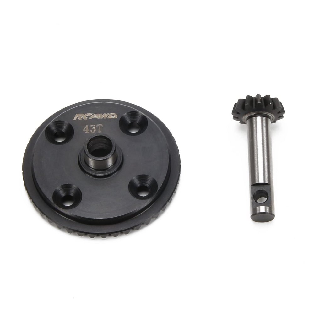 RCAWD 40CrMo Steel 43T Main Gear 13T Input Gear for Losi 1/8 LMT LOS04027 LOS04021 LOS04024 Upgrades Part