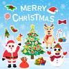 32 Sheets Christmas Stickers for Kids, Christmas Crafts Party Favors for Kids, Holiday Stickers view 2